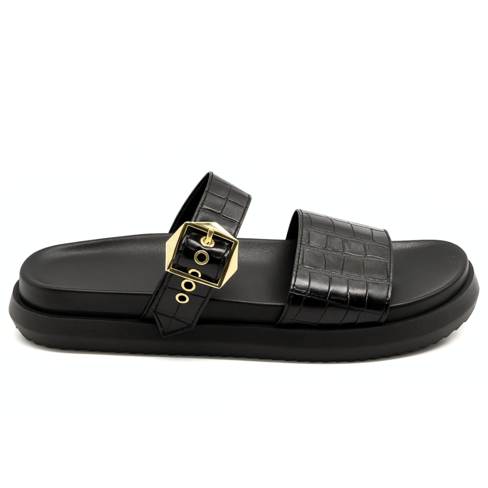 Imagem principal Papete Croco Flor da Pele Conforto e Estilo 006 Flor da Pele preto