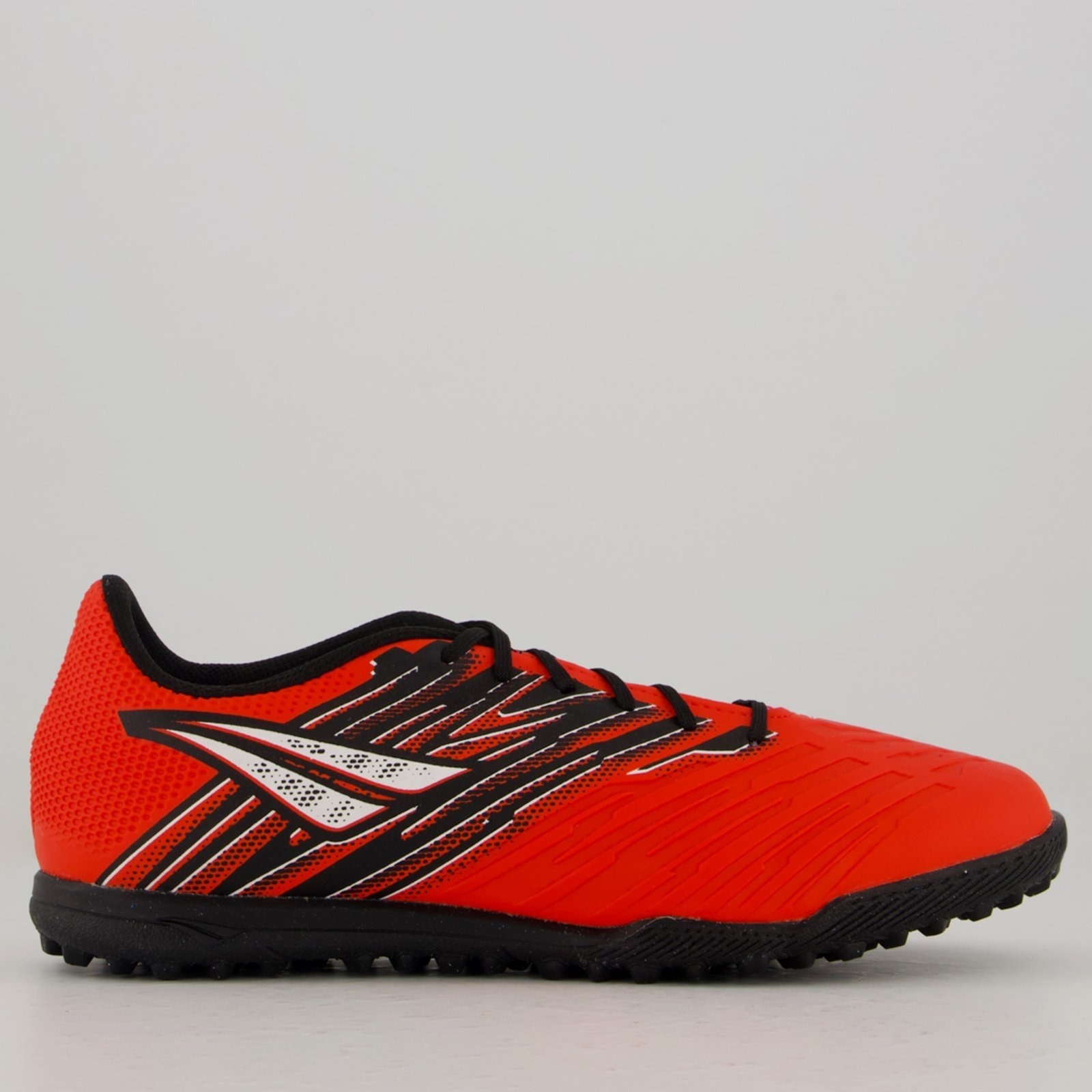 Imagem principal Chuteira Penalty Furia Y-4 Society Vermelha e Preta Penalty vermelho