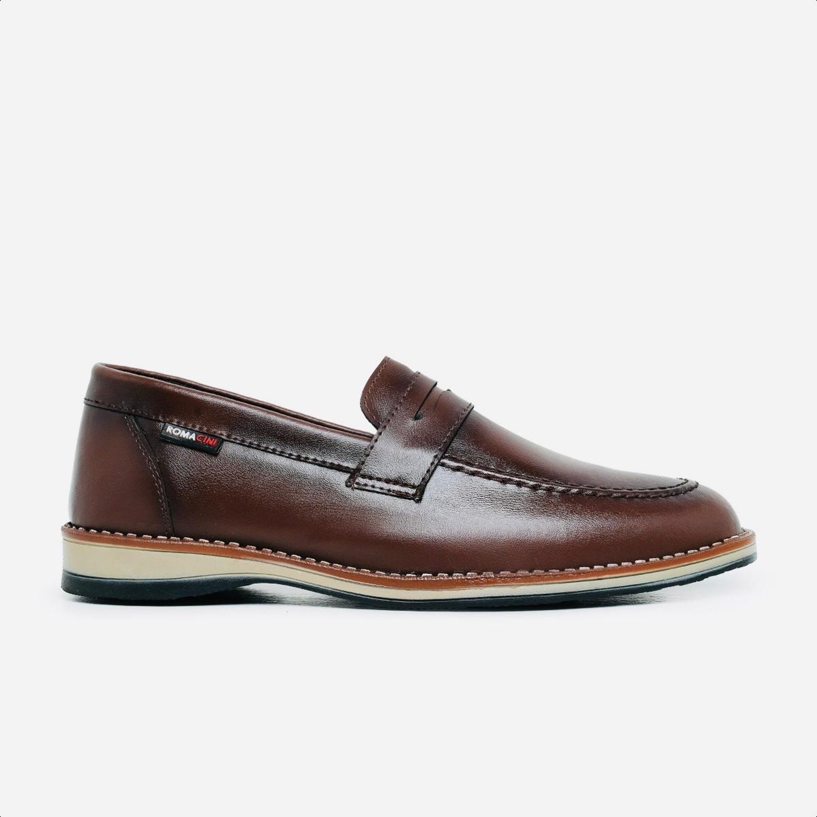 Imagem principal Sapato Oxford Masculino Lavini Social Casual Lançamento Caramelo Lavini Shoes marrom