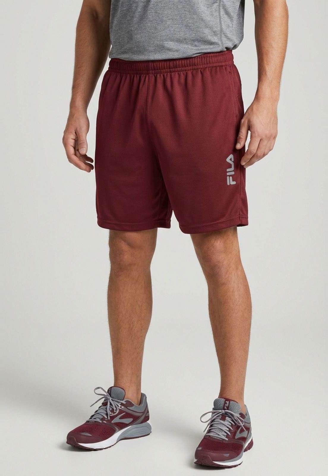 Imagem principal Bermuda Masculina Fila Sports Myler Vinho Fila vermelho