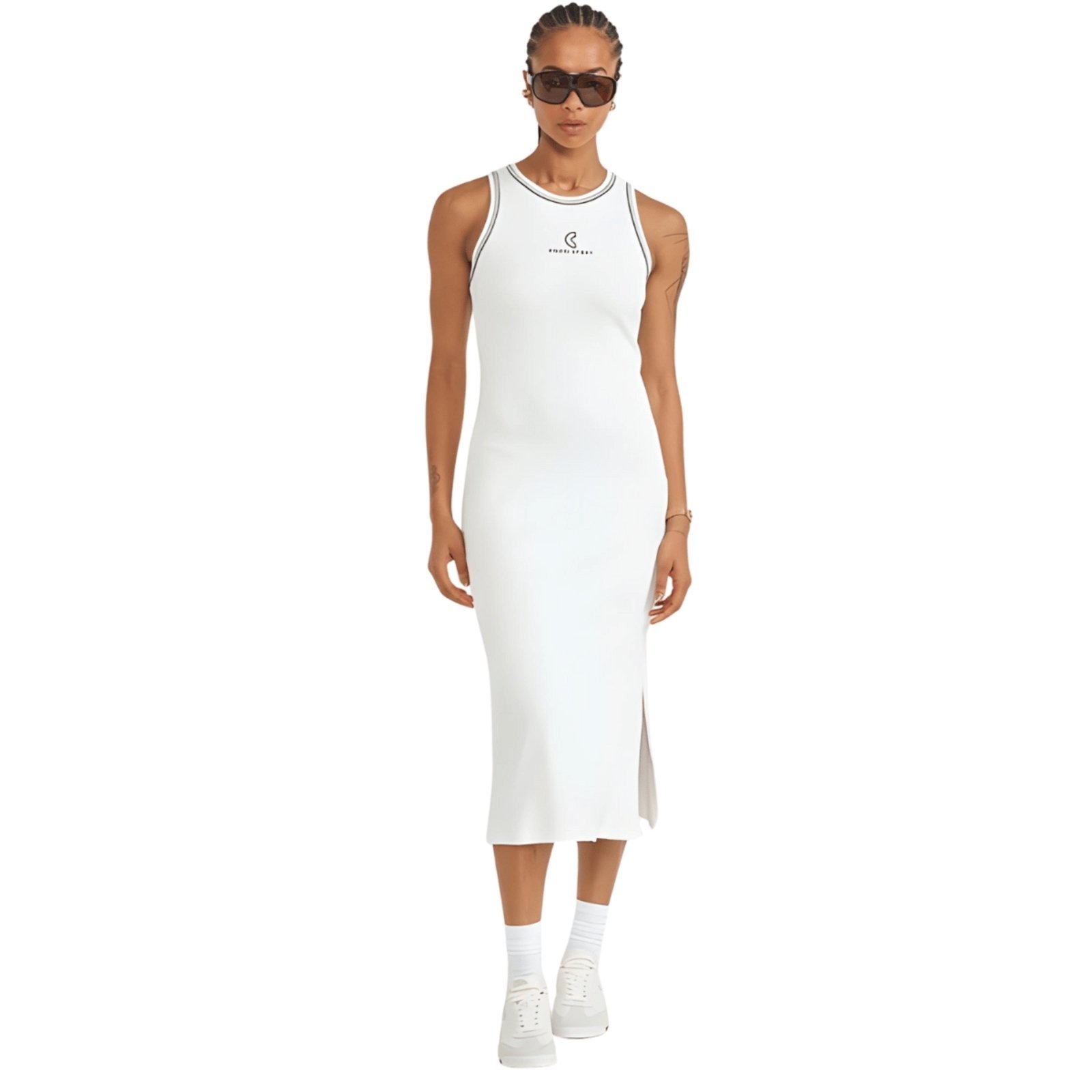 Imagem principal Vestido Colcci Sport Midi New Comfort Fit Colcci branco