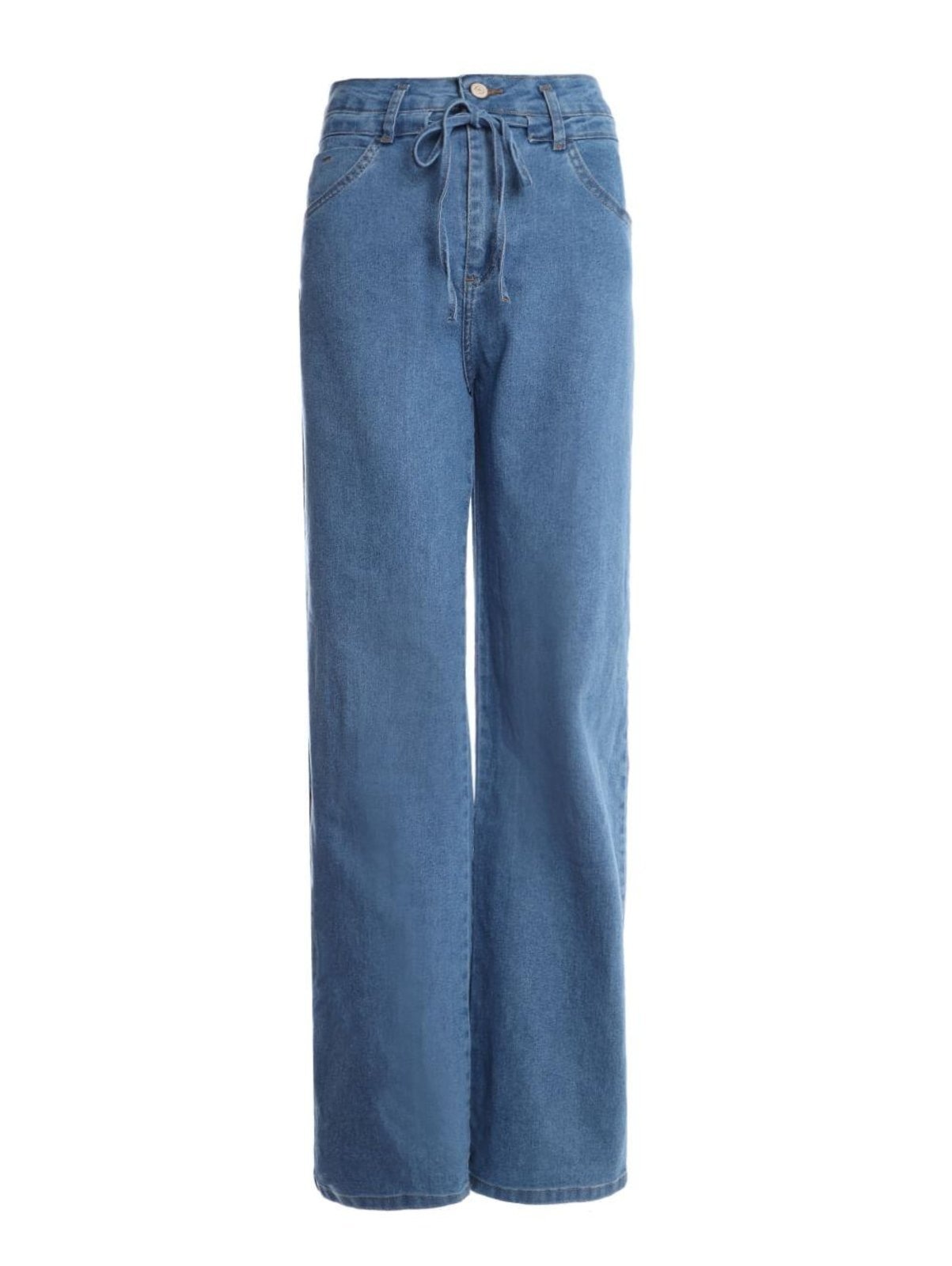 Imagem principal Calça Jeans Wide Leg Sawary Feminina Sawary azul