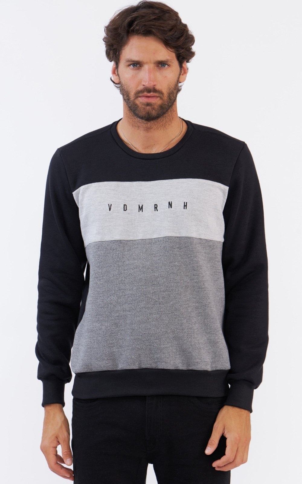 Imagem principal Moletom Careca Vida Marinha Preto Vida Marinha cinza