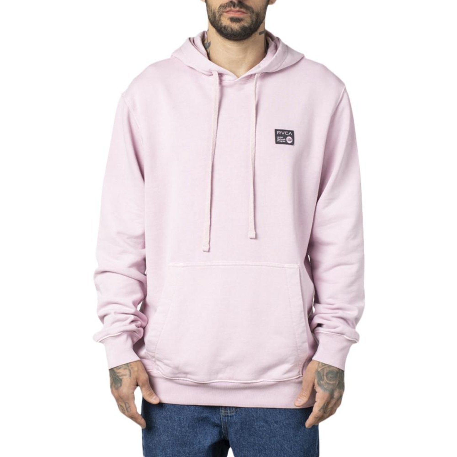 Imagem principal Moletom RVCA Canguru Anp Label WT23 Masculino Escuro RVCA rosa