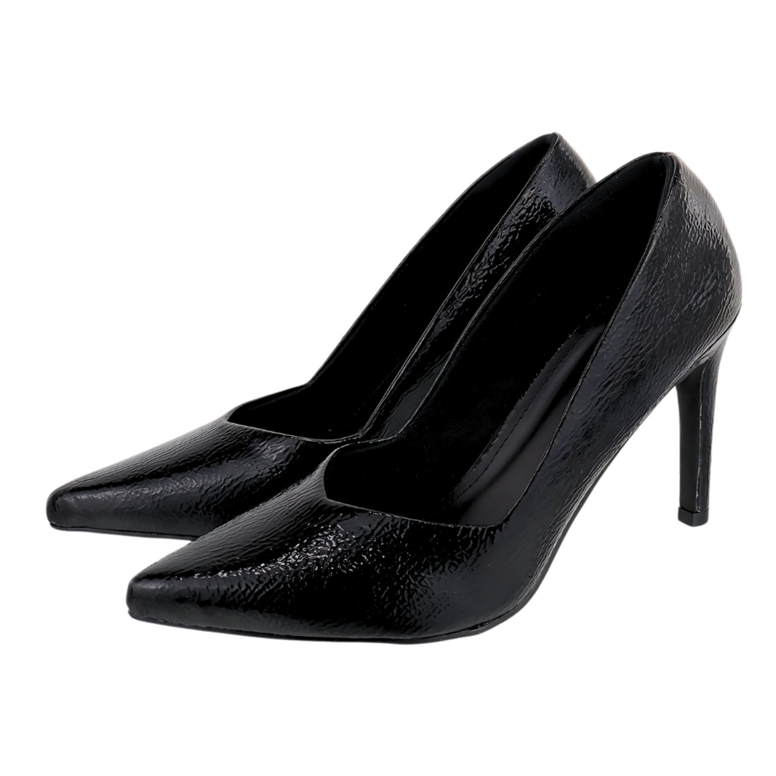 Imagem principal Scarpin Salto Alto Feminino Verniz Molhado Hannah Footwear preto