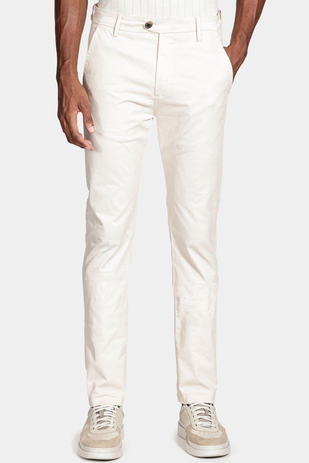 Imagem principal Calça Aramis Sarja Slim Alfaiataria Areia Aramis bege