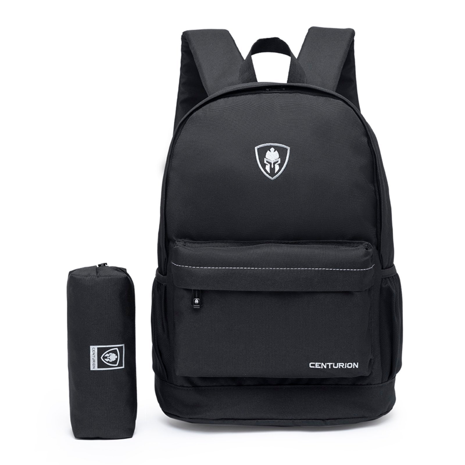 Imagem principal Kit Mochila + Estojo Escolar Masculina Preta Centurion preto