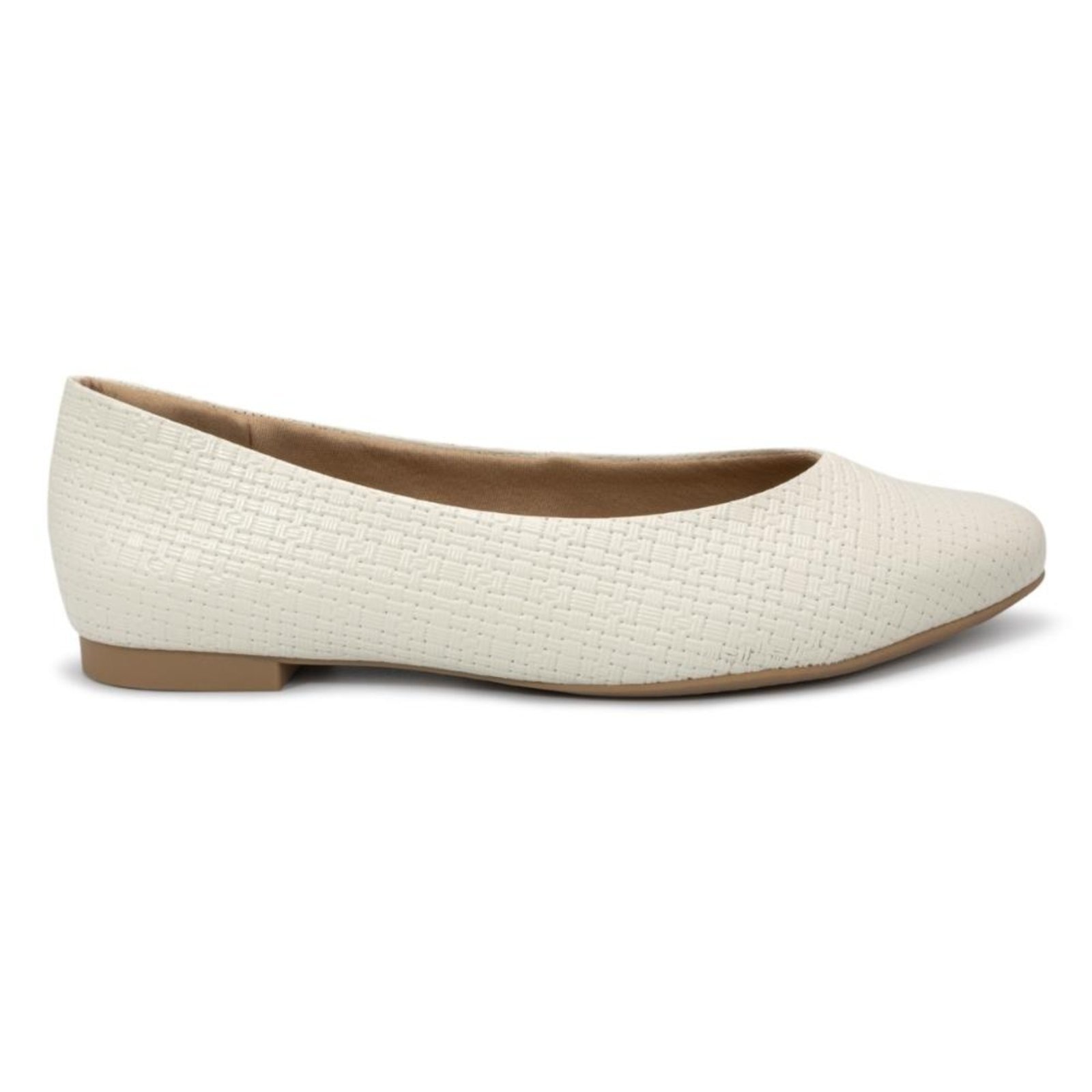 Imagem principal Sapatilha Usaflex Feminina Couro Casual UD08001 Off-white Usaflex off-white white