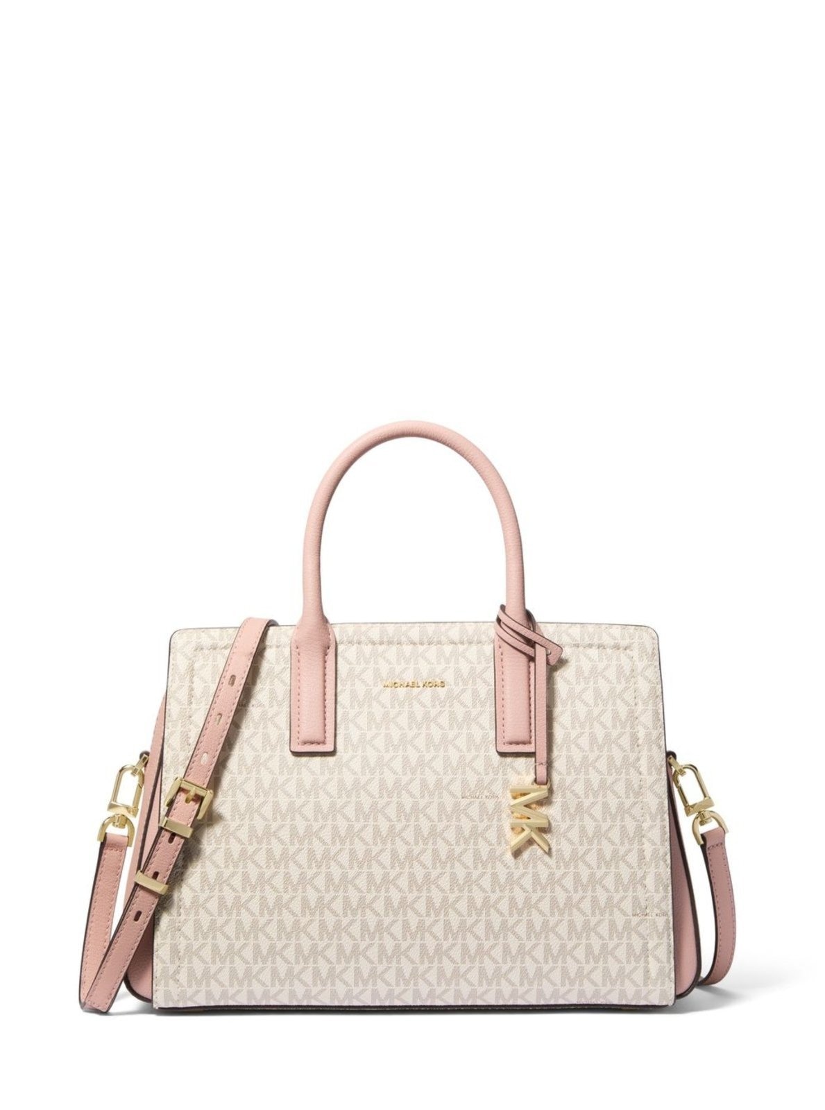 Imagem principal Bolsa Tiracolo Laila Média Logo 30R5G9IS6B173 Michael Kors branco