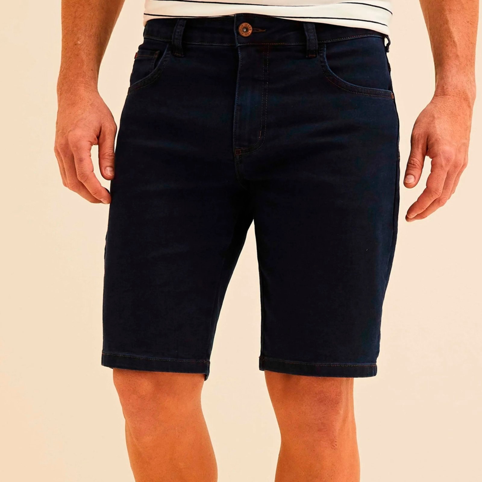 Imagem principal Bermuda Jeans Forum Paul Slim Dark Ve26 Masculino Forum azul