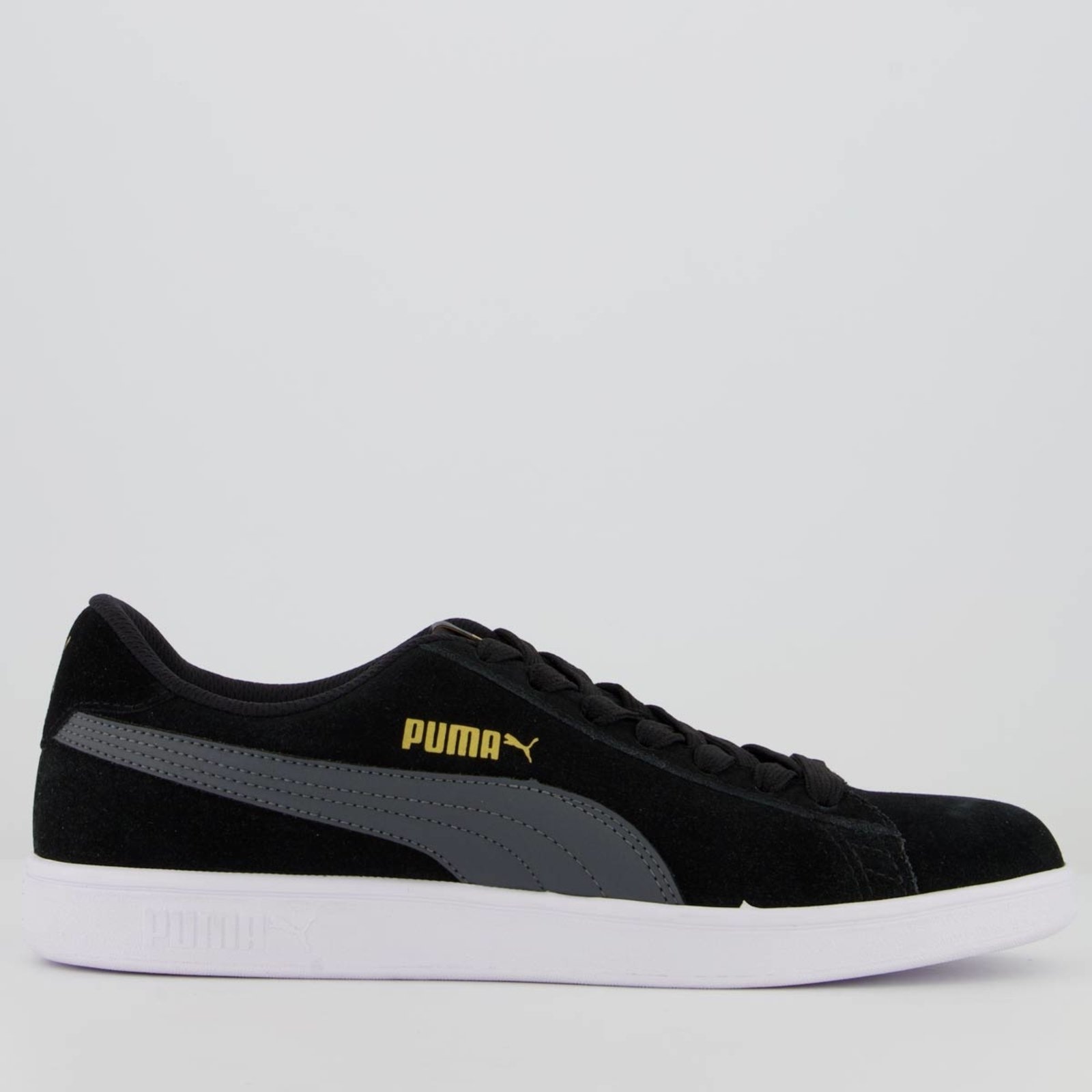 Imagem principal Tênis Puma Smash V2 e Dourado Puma preto