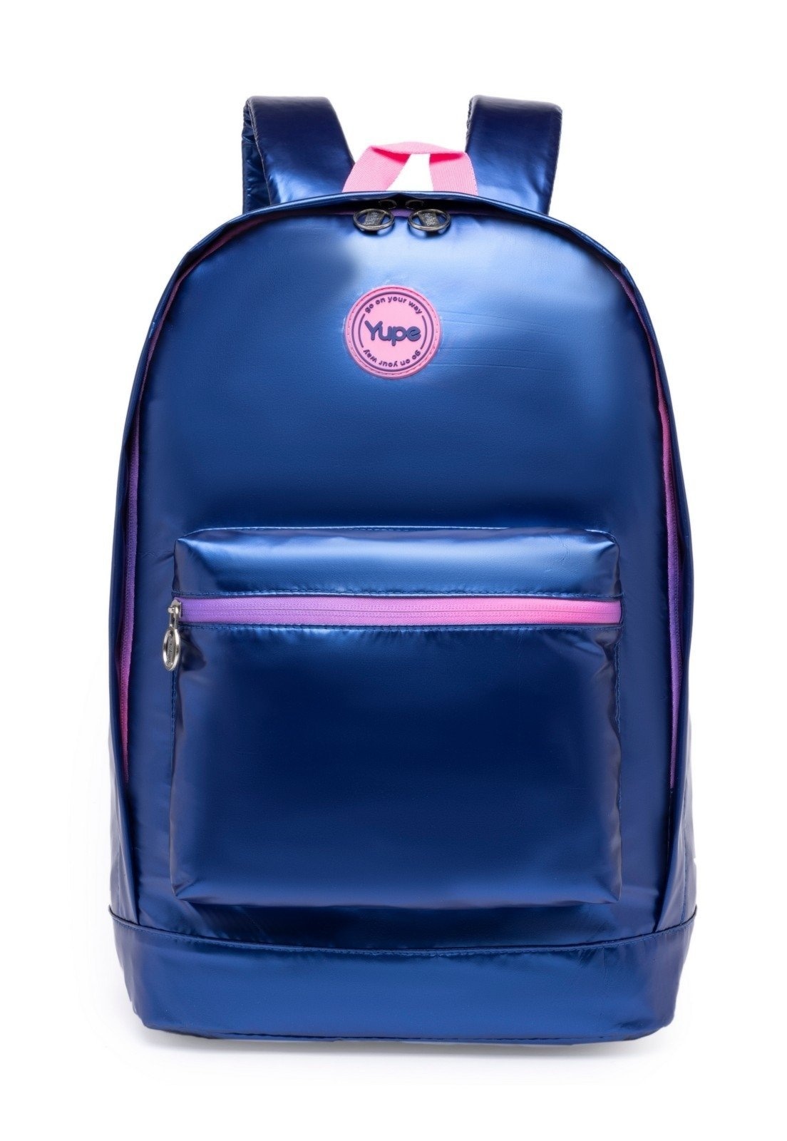 Imagem principal Infantil - Mochila Bolsa Yupe Escolar Juvenil Espaçosa Resistente Casual YUPE rosa