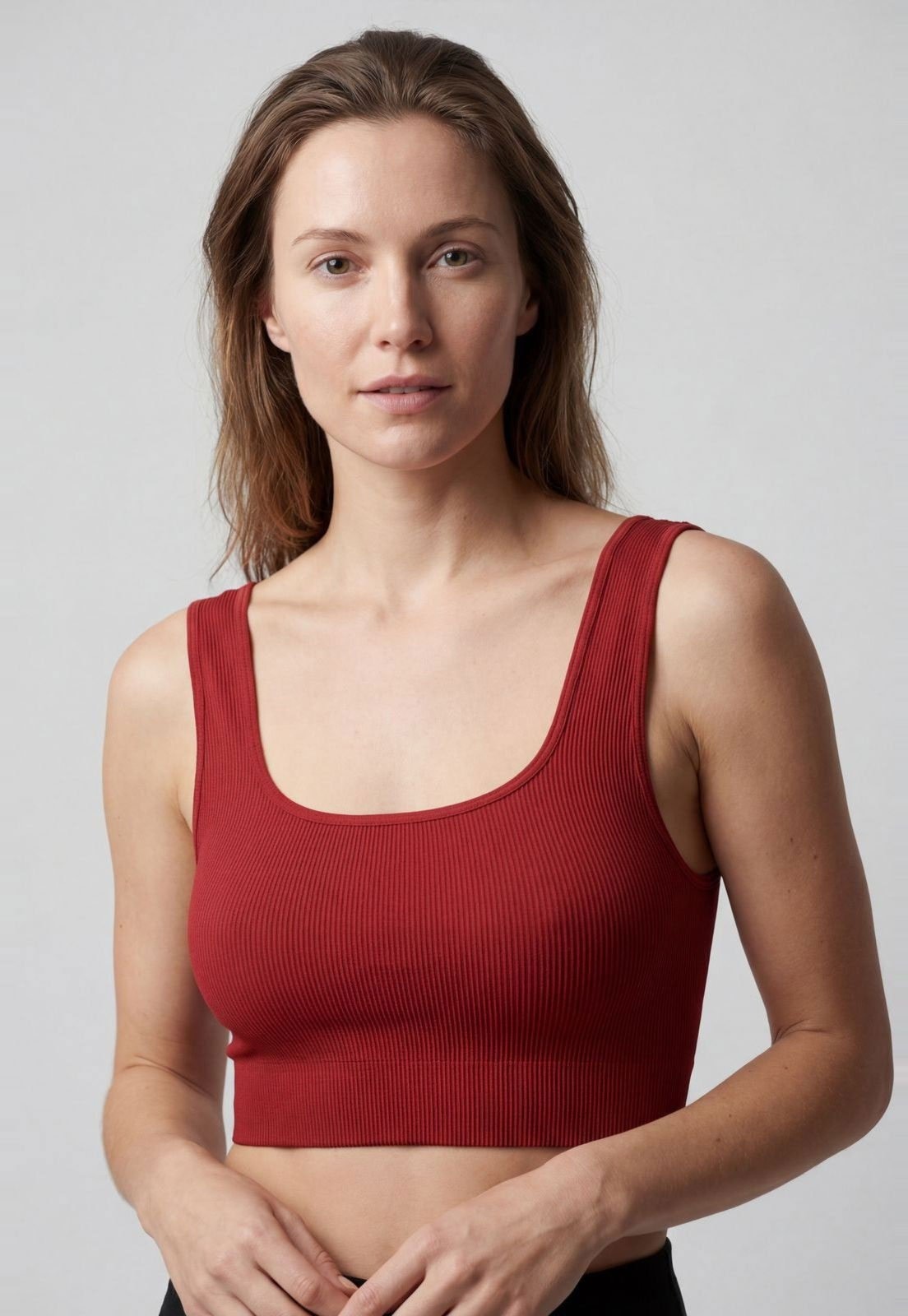 Imagem principal Top Feminino Hope Microfibra Canelada Hope vermelho