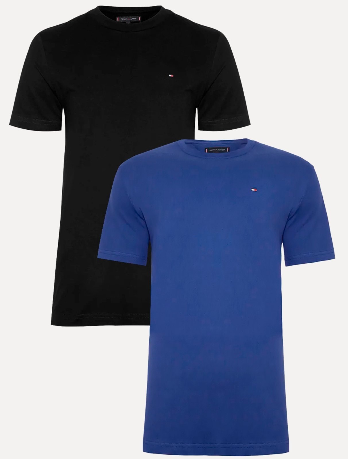 Imagem principal Kit Camisetas Tommy Hilfiger Essential Preta/Azul Royal 2UN Tommy Hilfiger preto azul