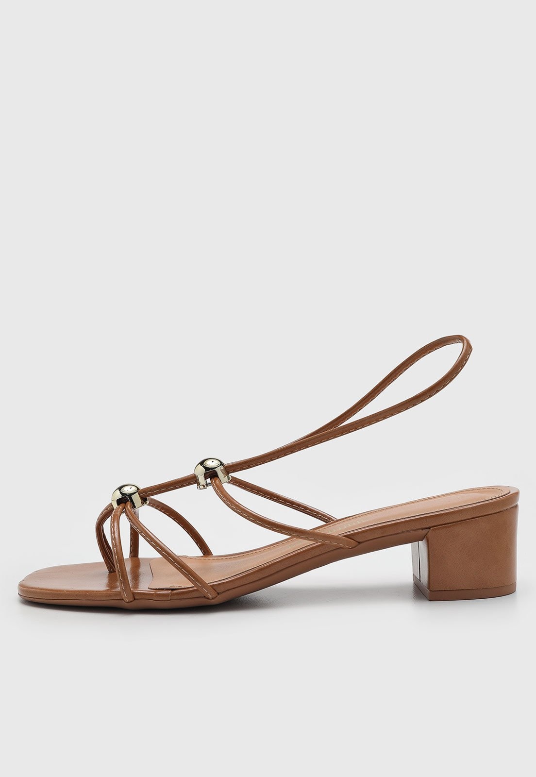 Imagem principal Sandália Feminina Santa Lolla Salto Bloco Esferas Santa Lolla marrom