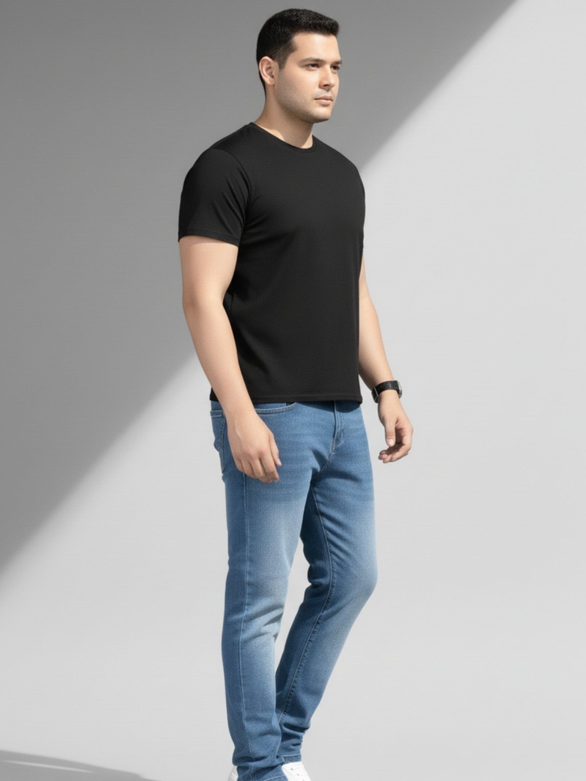 Imagem principal Calça Jeans 5 ESTILOS Clara Masculina Conforto, Estilo Premium e o Fit Perfeito 5 ESTILOS azul