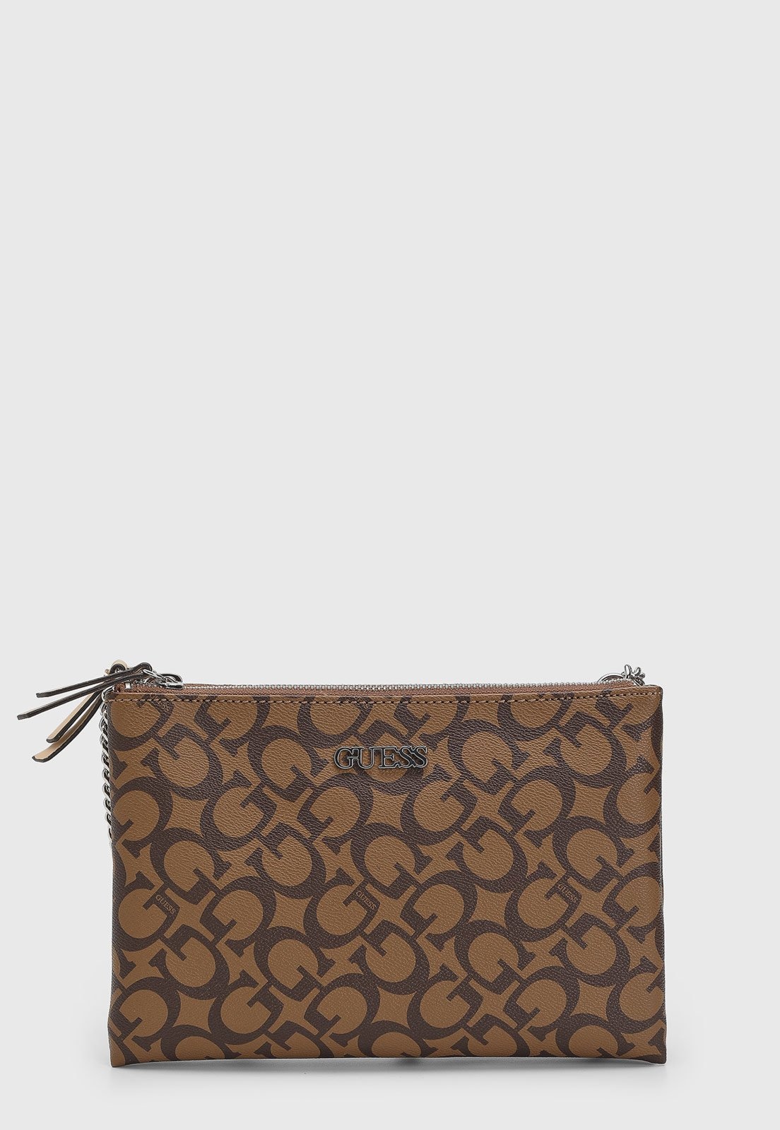 Imagem principal Bolsa Pequena Feminina Guess Monograma Guess marrom