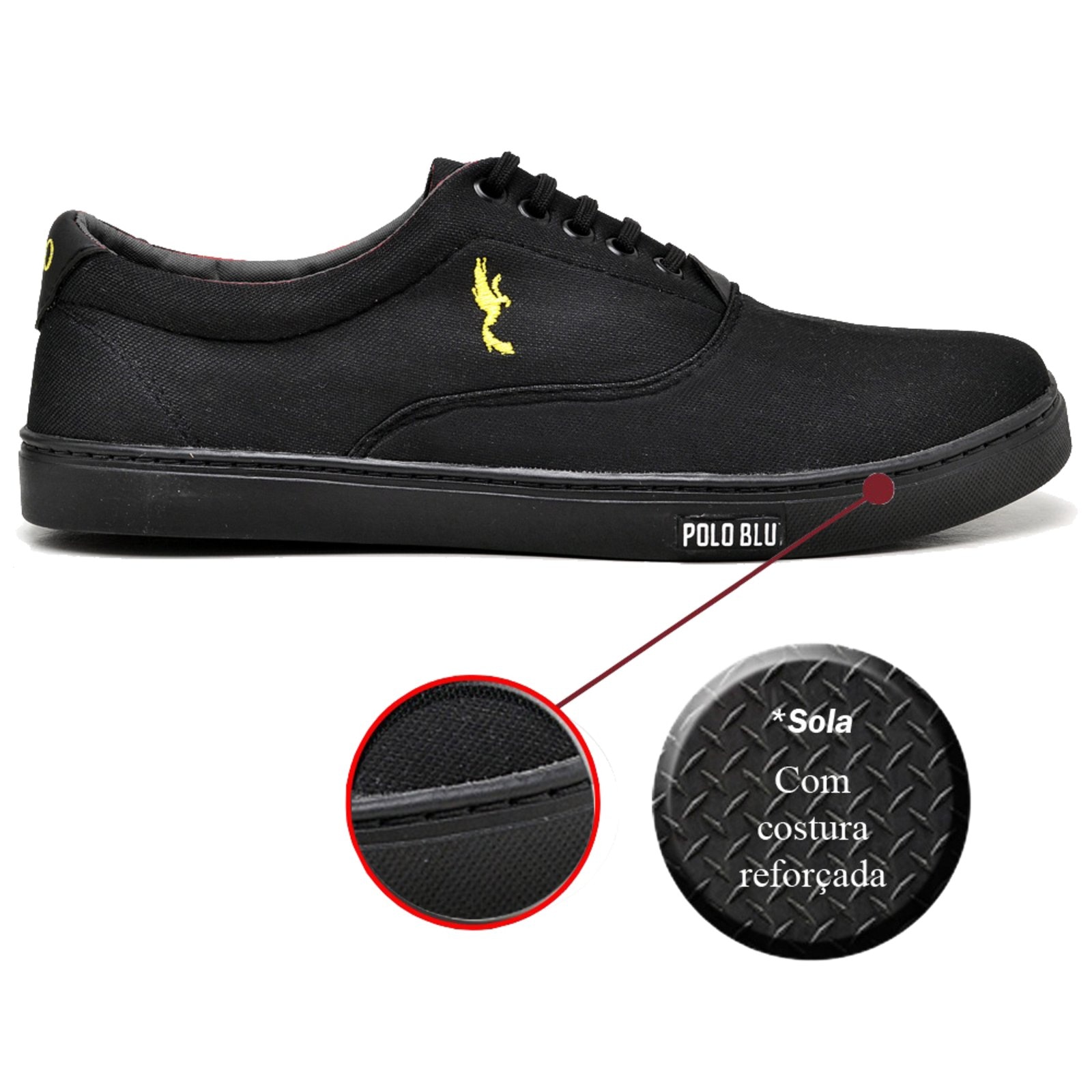 Imagem principal Sapatênis Masculino Esportivo 7750 Footworks preto