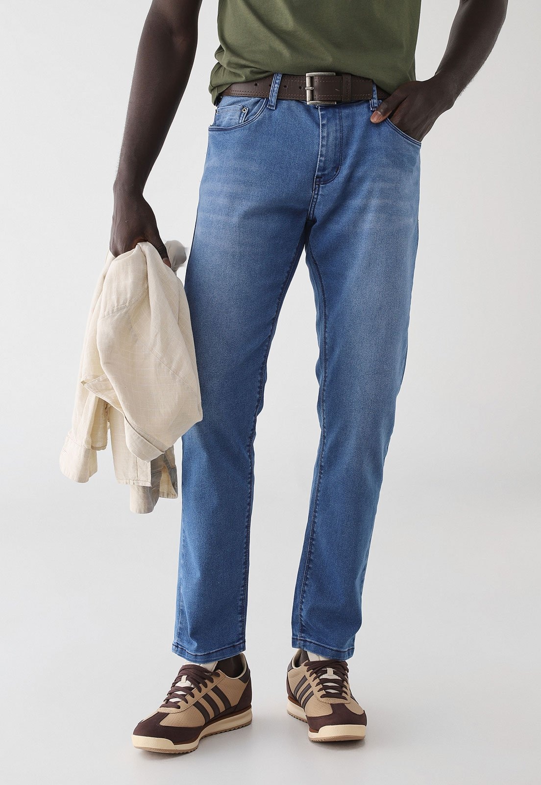 Imagem principal Calça Masculina Sawary Comfort Jeans Sawary azul