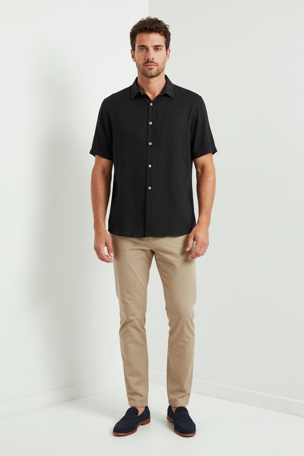 Imagem principal Camisa Viscose Regular Traymon Traymon preto