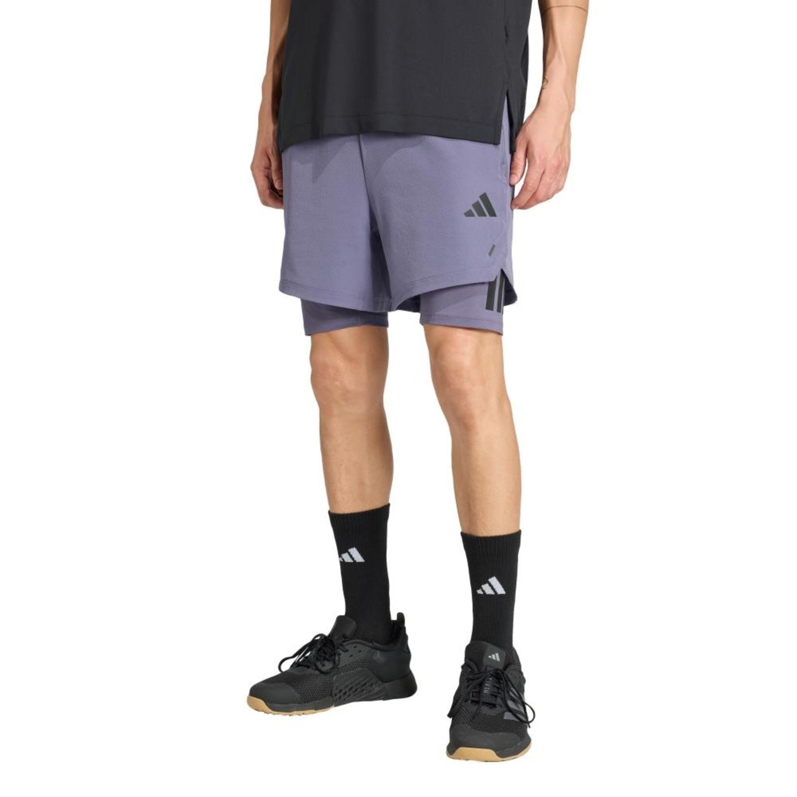 Imagem principal Shorts PrimeLift 2 em 1 adidas Performance Adidas roxo