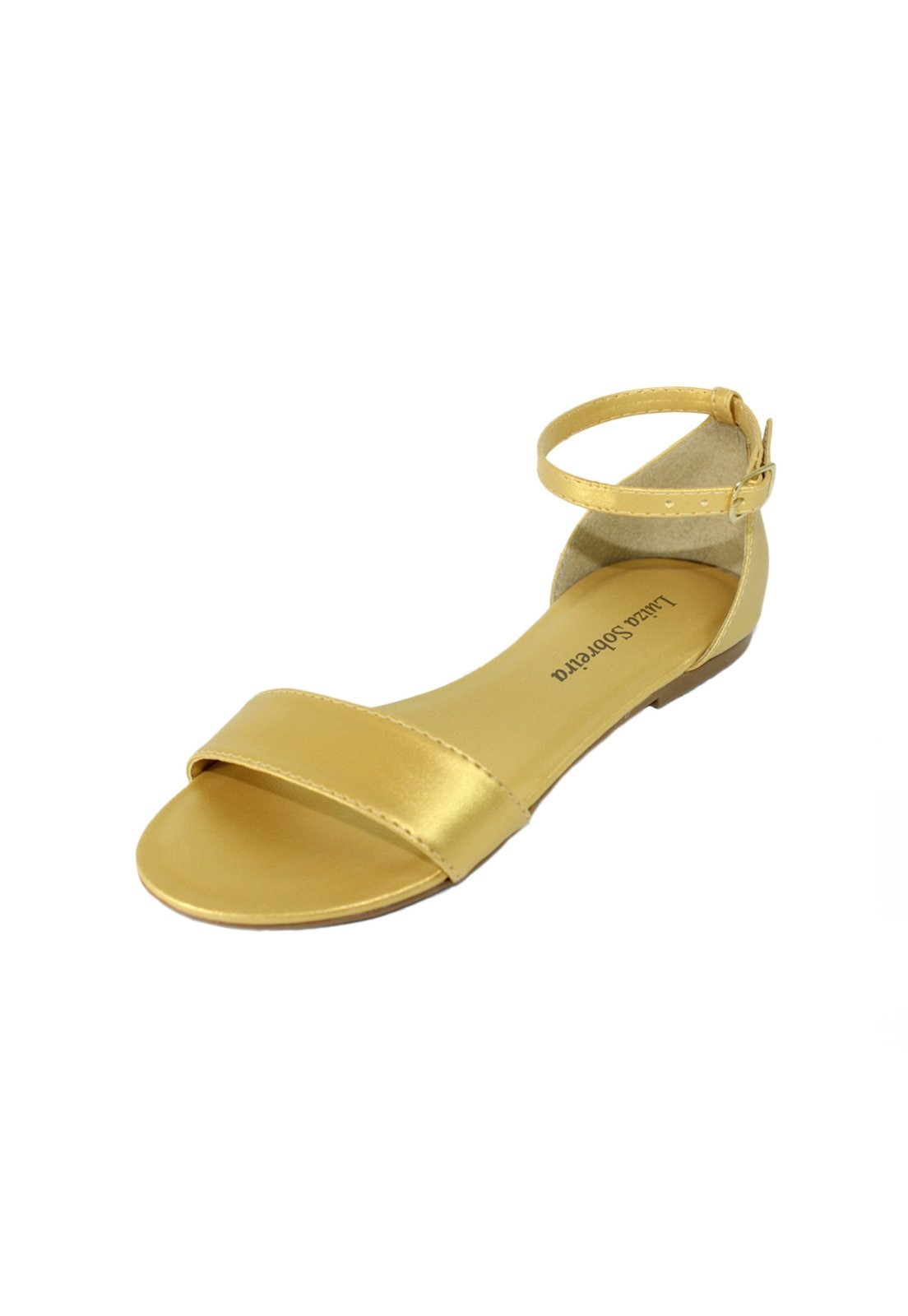 Imagem principal Rasteira Luiza Sobreira Couro Ouro Mod. 2026 Luiza Sobreira dourado