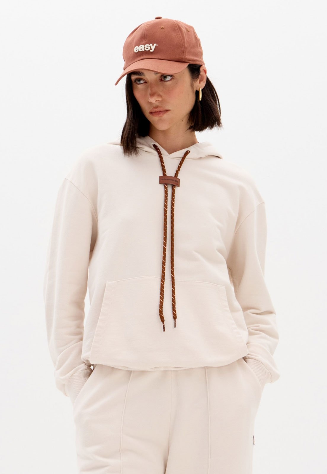 Imagem principal Blusa de Moletom Feminina Lança Perfume Capuz Off-White Lança Perfume off-white white