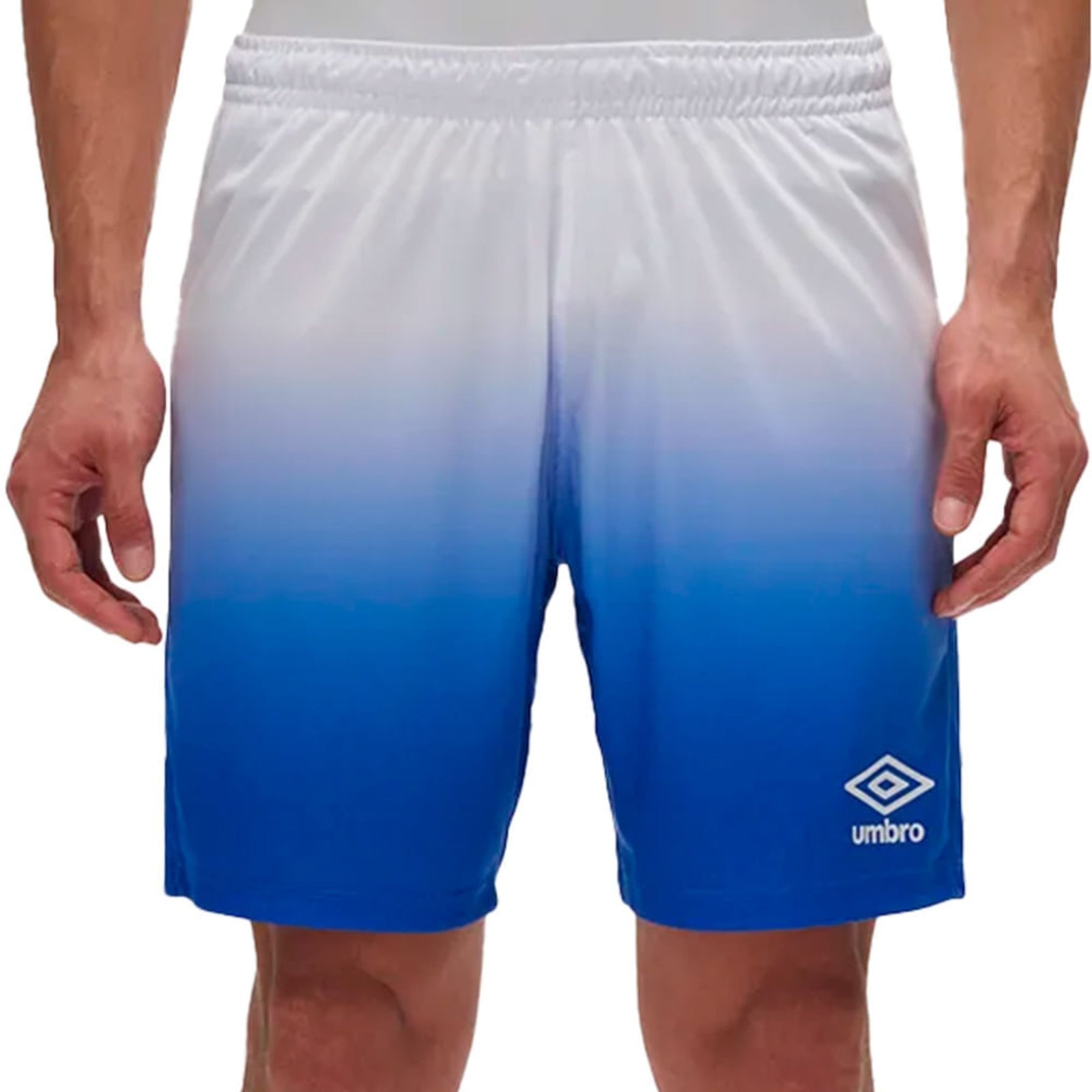 Imagem principal Calção Esportivo Masculino Umbro Baller II Azul Royal/Branco Umbro branco azul