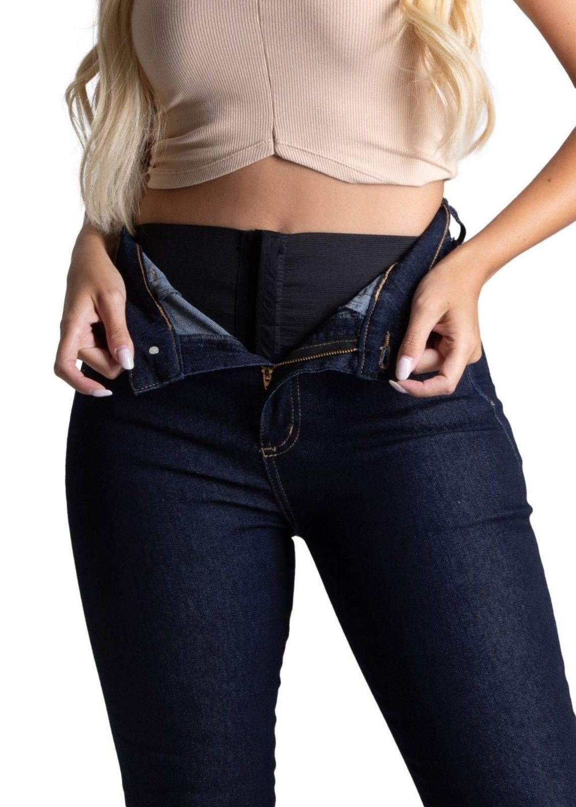 Imagem principal Calça Sawary Jeans Feminina Super Lipo - 264874 Sawary azul