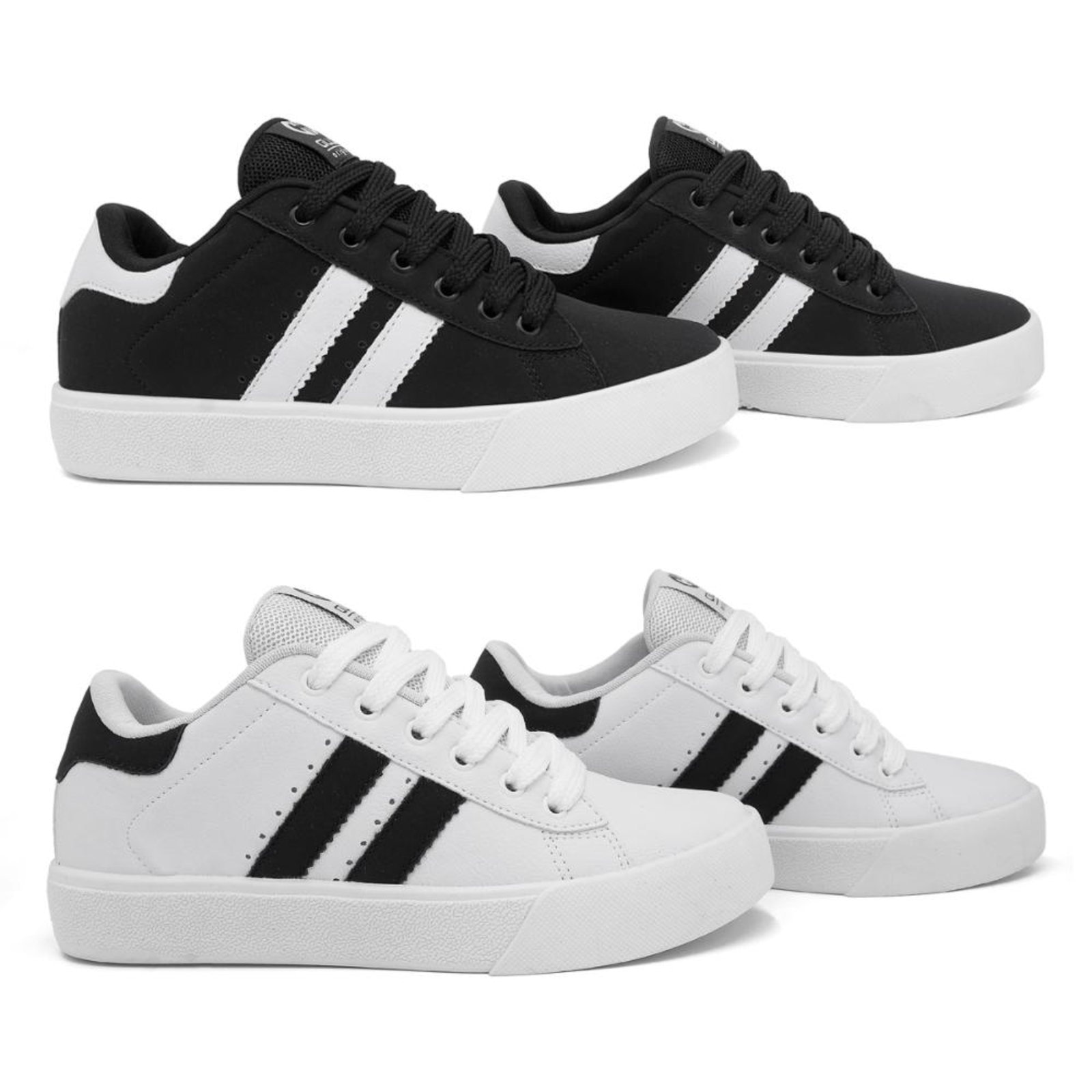 Imagem principal Kit 2 Tênis Street Ollie Masculino Space2 Conforto Ollie preto