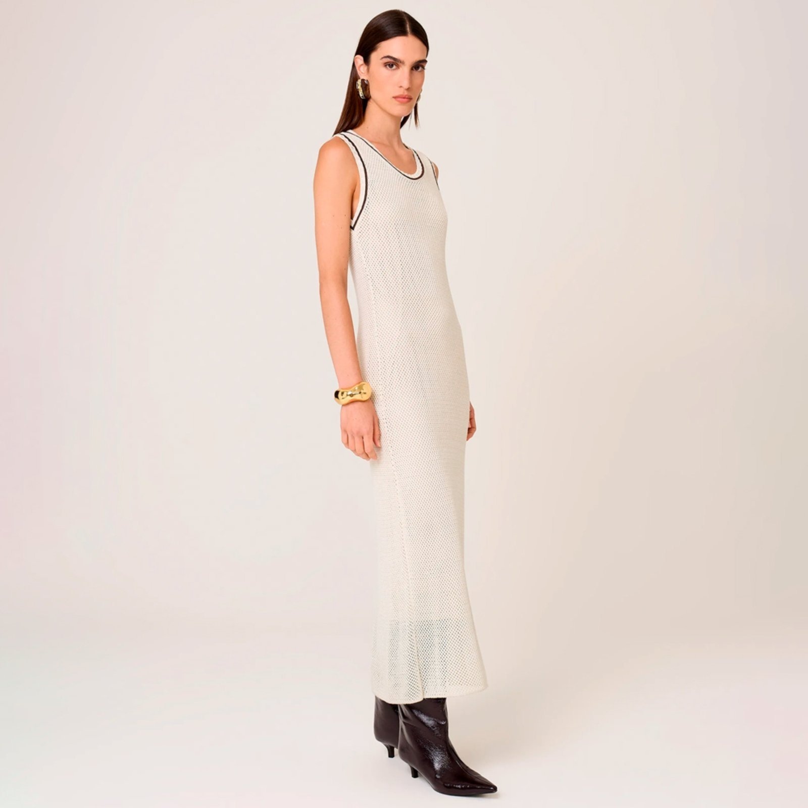 Imagem principal Vestido Dudalina Estela Maris Ou26 Feminino Dudalina bege