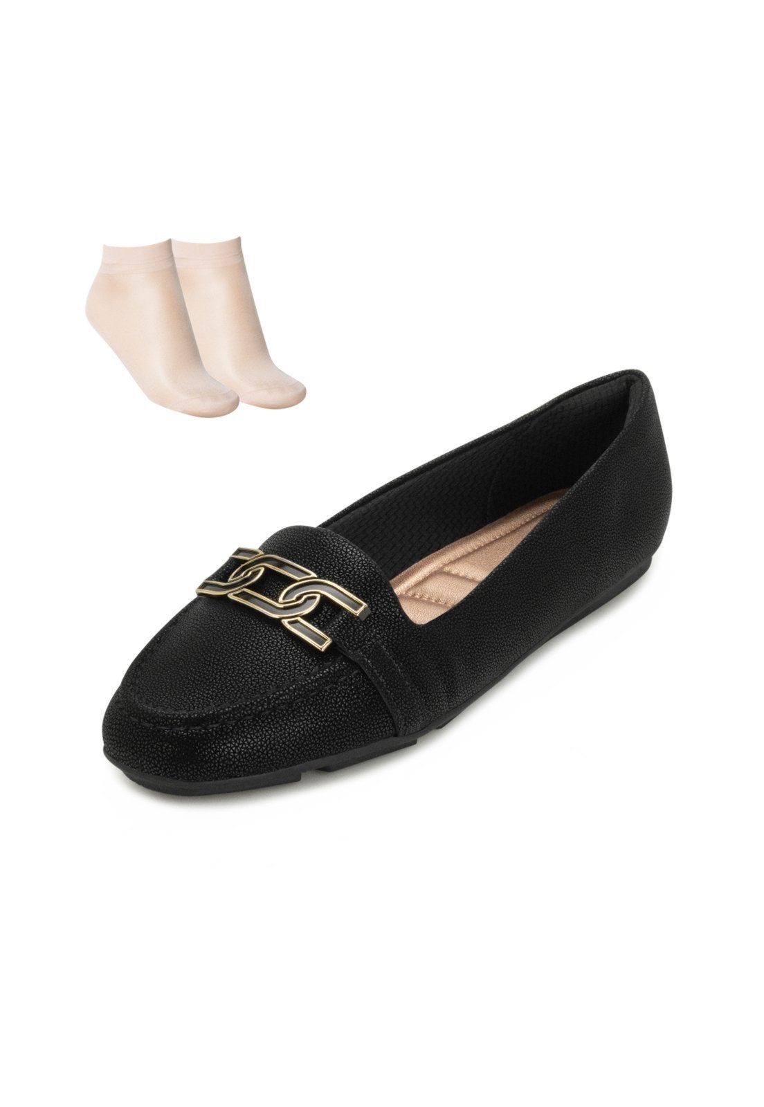 Imagem principal Sapatilha Piccadilly e Meia PD25-12203 Piccadilly preto