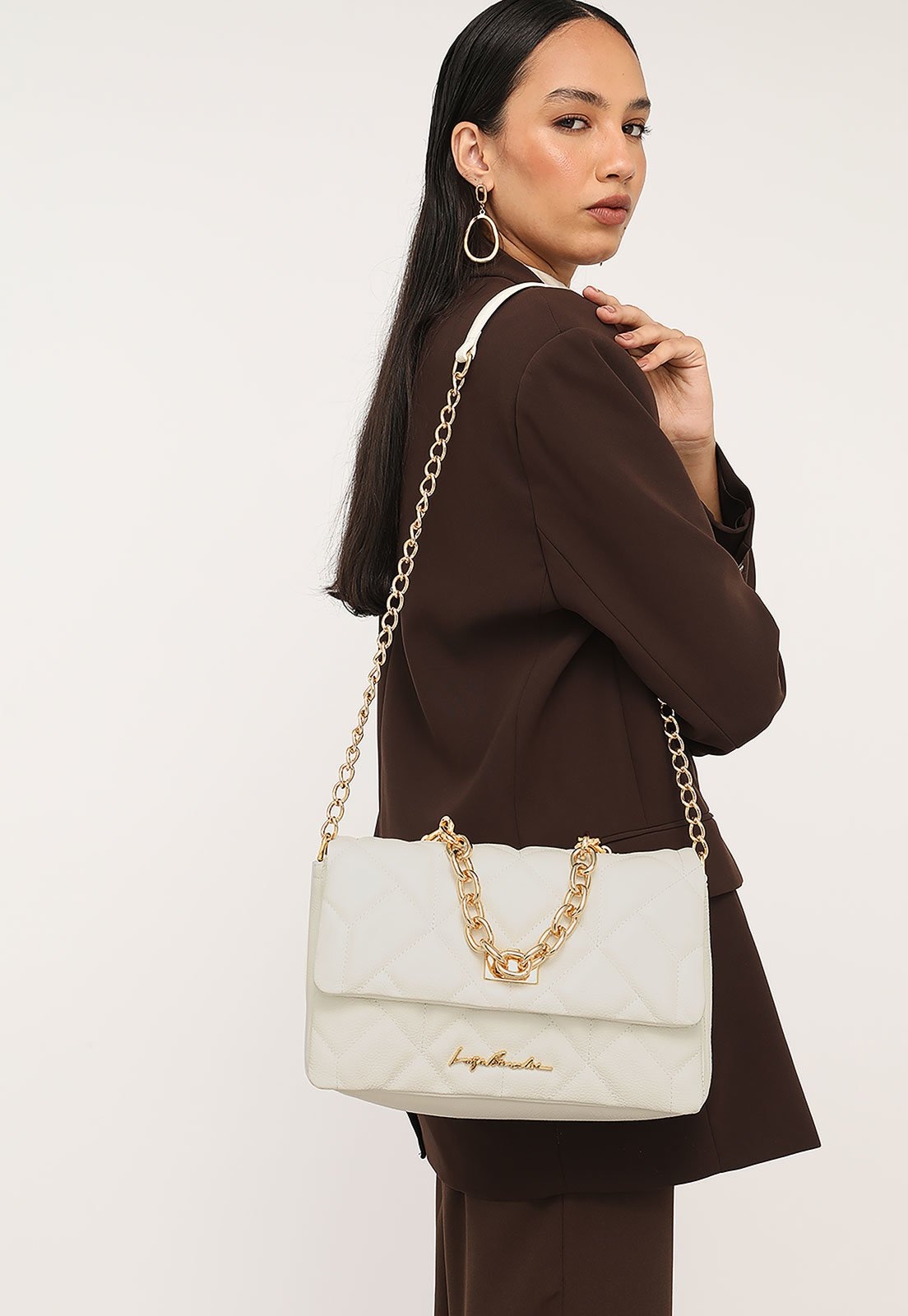 Imagem principal Bolsa Luiza Barcelos Corrente Off-White Luiza Barcelos off-white white