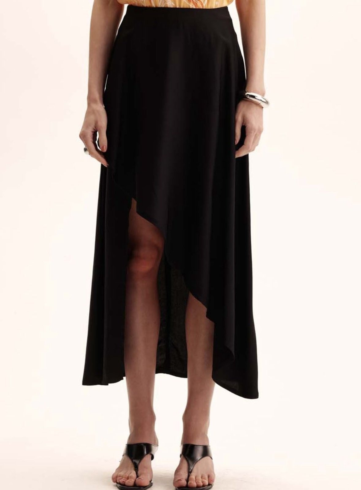 Imagem principal Saia Midi Assimétrica Triton Triton preto