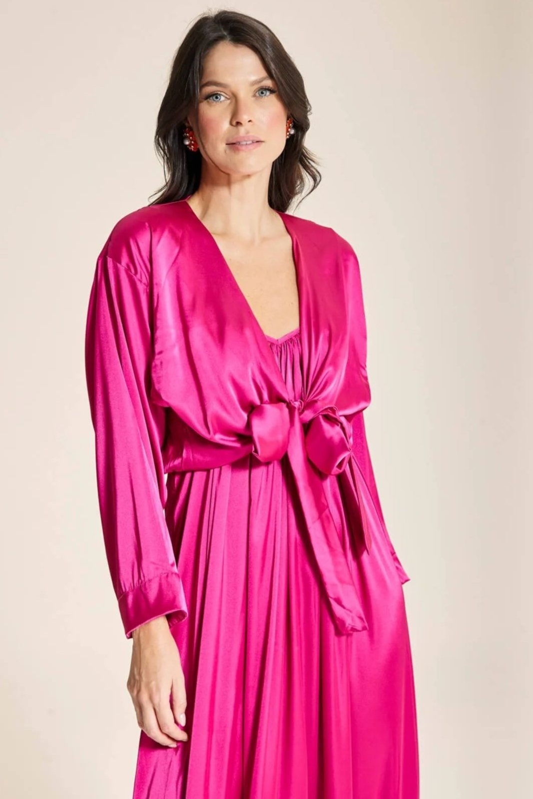 Imagem principal Blusa Laço Glam Berry VIC BRAND pink