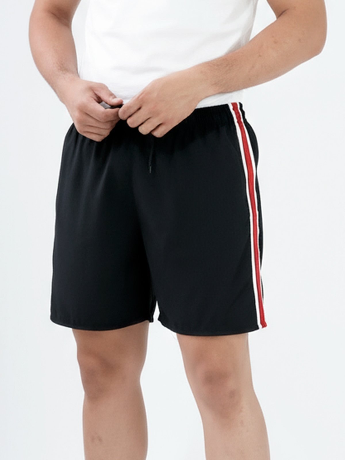 Imagem principal Short Popular Masculino Frent`s Bermuda Curta Básico Esporte Casual Praia Frent's preto