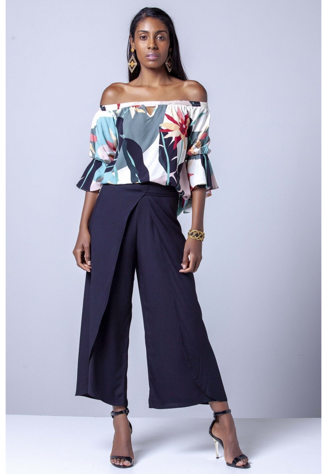 Imagem principal Calça Pantacourt Envelope Viscose Amazonia Vital Amazonia Vital preto