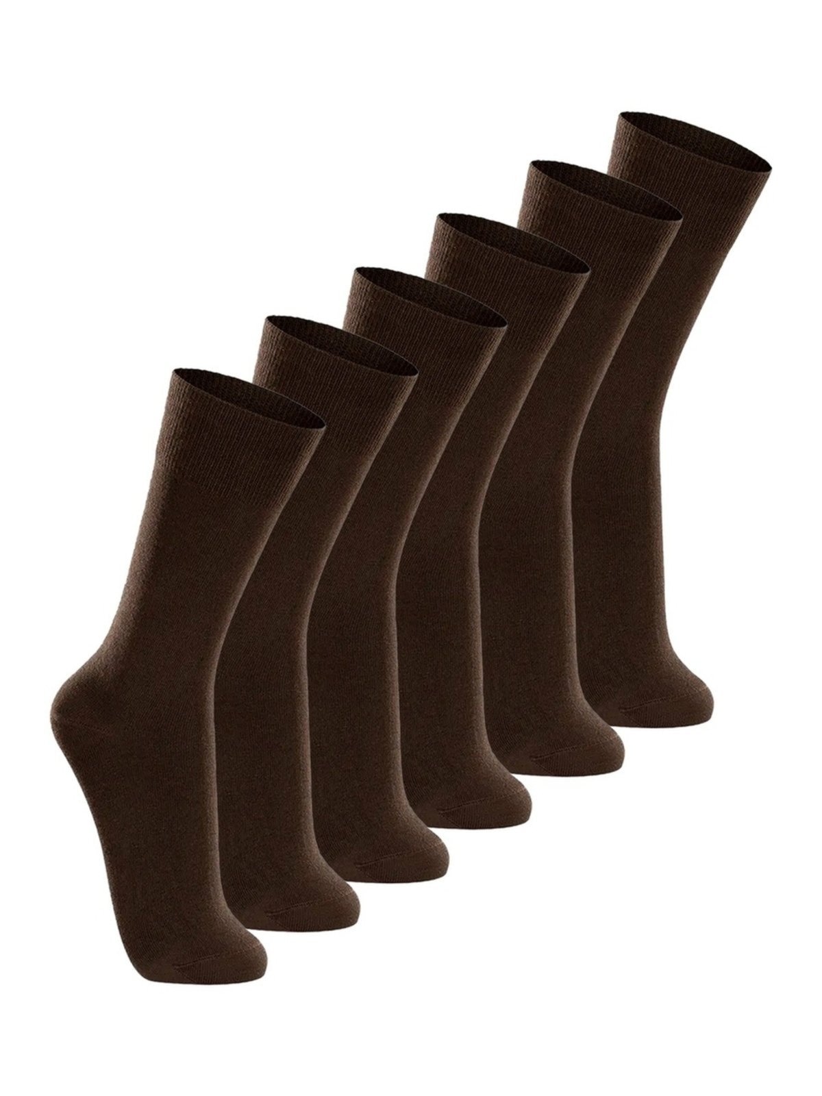 Imagem principal Kit com 6 Pares de Meias Casual Lupo Lupo marrom