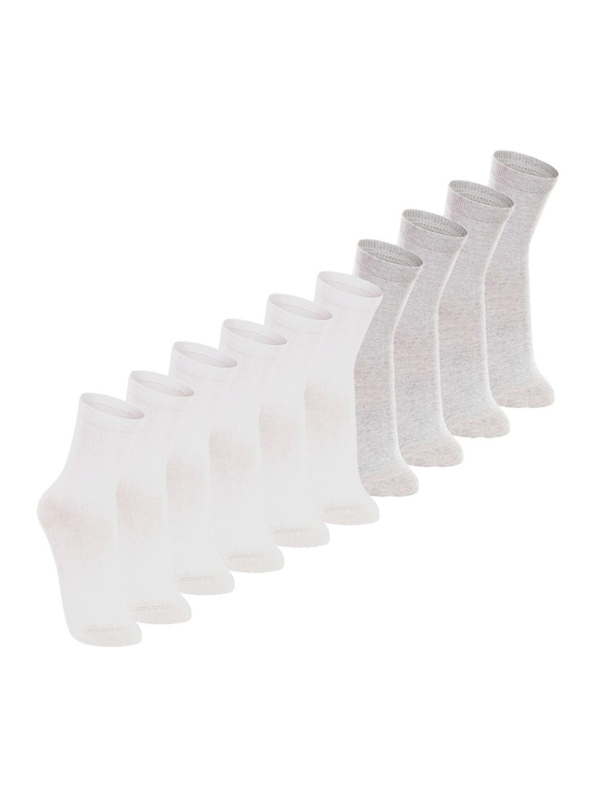 Imagem principal Kit com 10 Pares de Meias Cano Longo Lupo Lupo branco