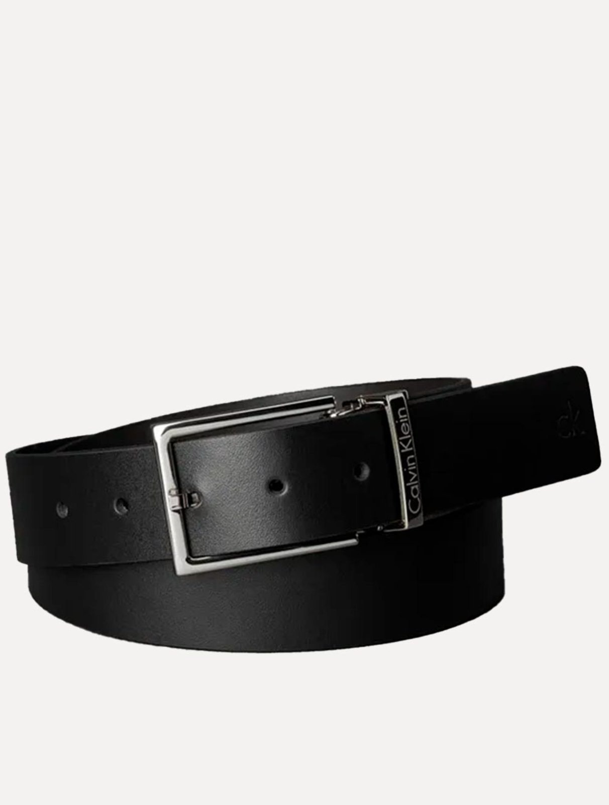 Imagem principal Cinto Calvin Klein Jeans Masculino Double Face CK Logo Calvin Klein preto