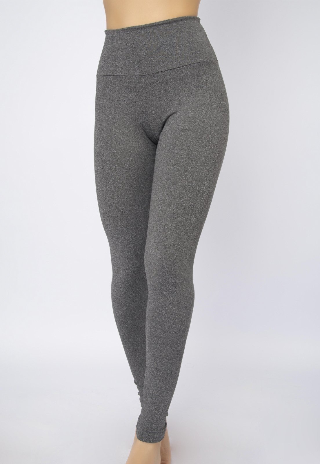 Imagem principal Calça Legging WLS Modas Suplex Cós Alto Academia Lisa WLS Modas cinza