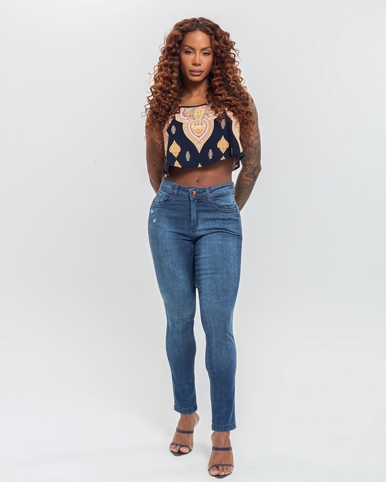 Imagem principal Calça Feminina - Skinny - Black Jeans - Denim Escuro Black Jeans azul black