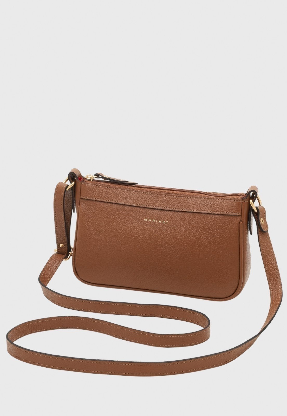 Imagem principal Bolsa Transversal de Couro Mariart Maragogi Camel Mariart caramelo