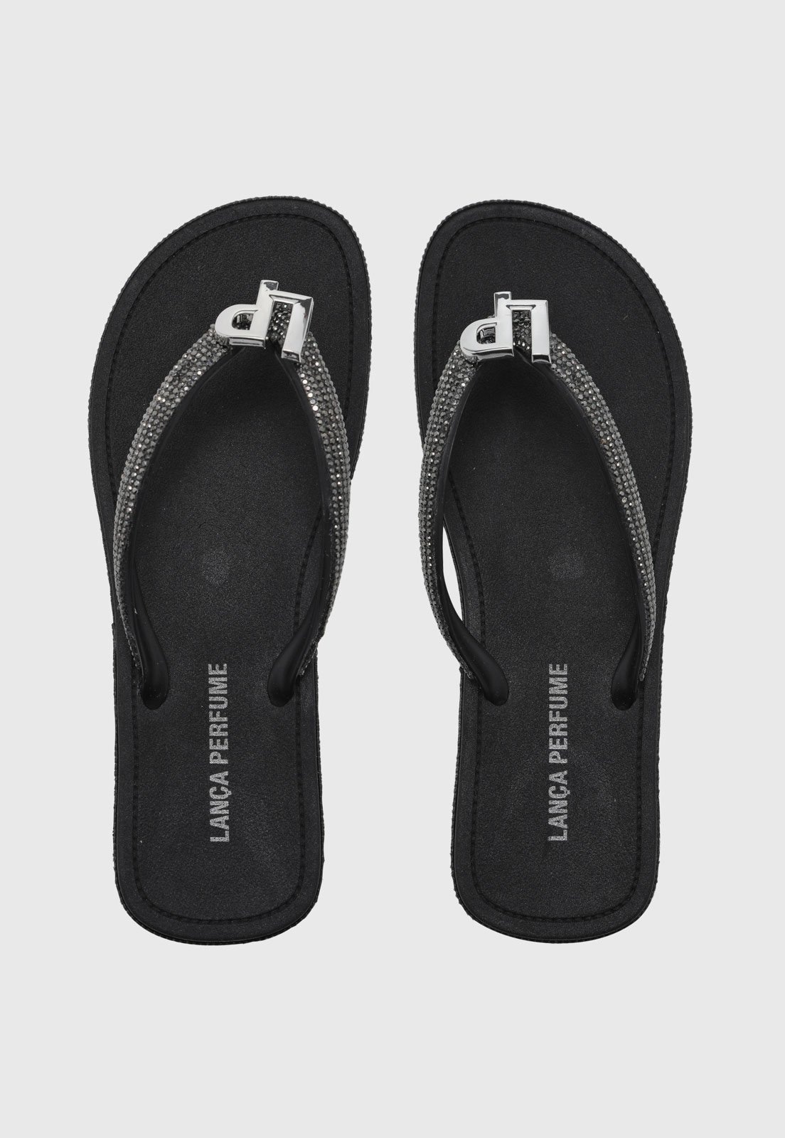 Imagem principal Chinelo Feminino Lança Perfume Pedrarias Lança Perfume preto