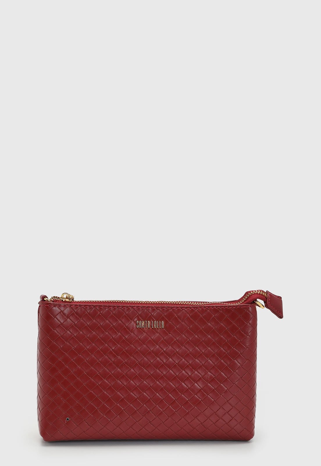 Imagem principal Bolsa Feminina Santa Lolla Pequena Trançada Vermelha Santa Lolla vermelho