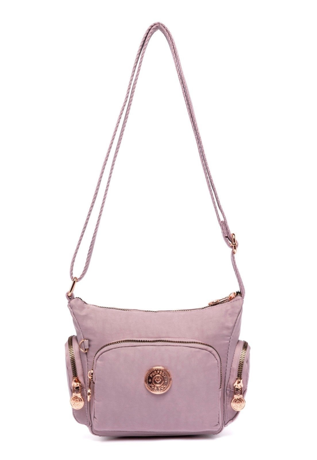 Imagem principal Bolsa Transversal Feminina Espaçosa Alça Lateral Reforçada Perfect For You rosa