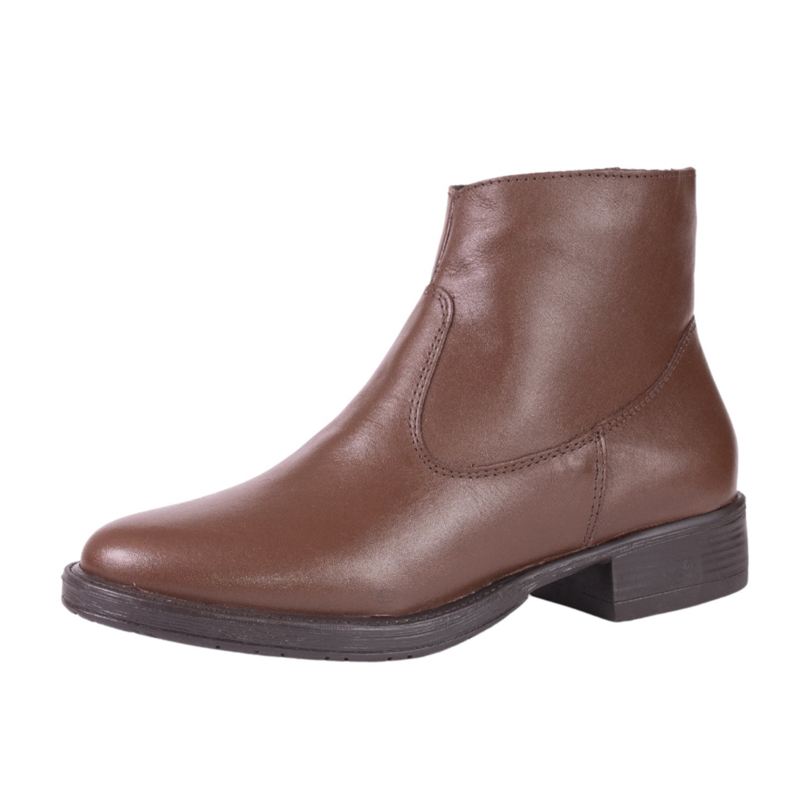 Imagem principal Bota Cano Curto Feminina Couro Tellini Store Chocolate TELLINI STORE marrom