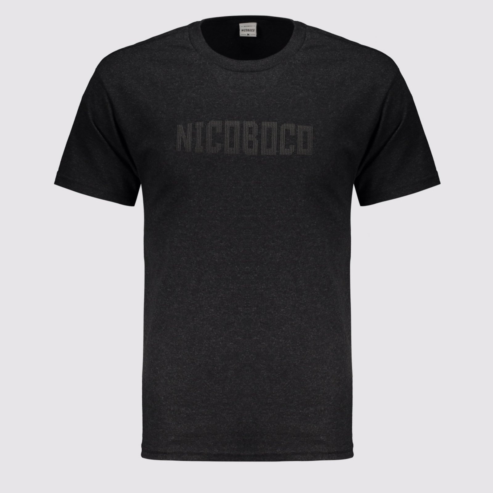 Imagem principal Camiseta Nicoboco Basica Charged Preta Nicoboco cinza
