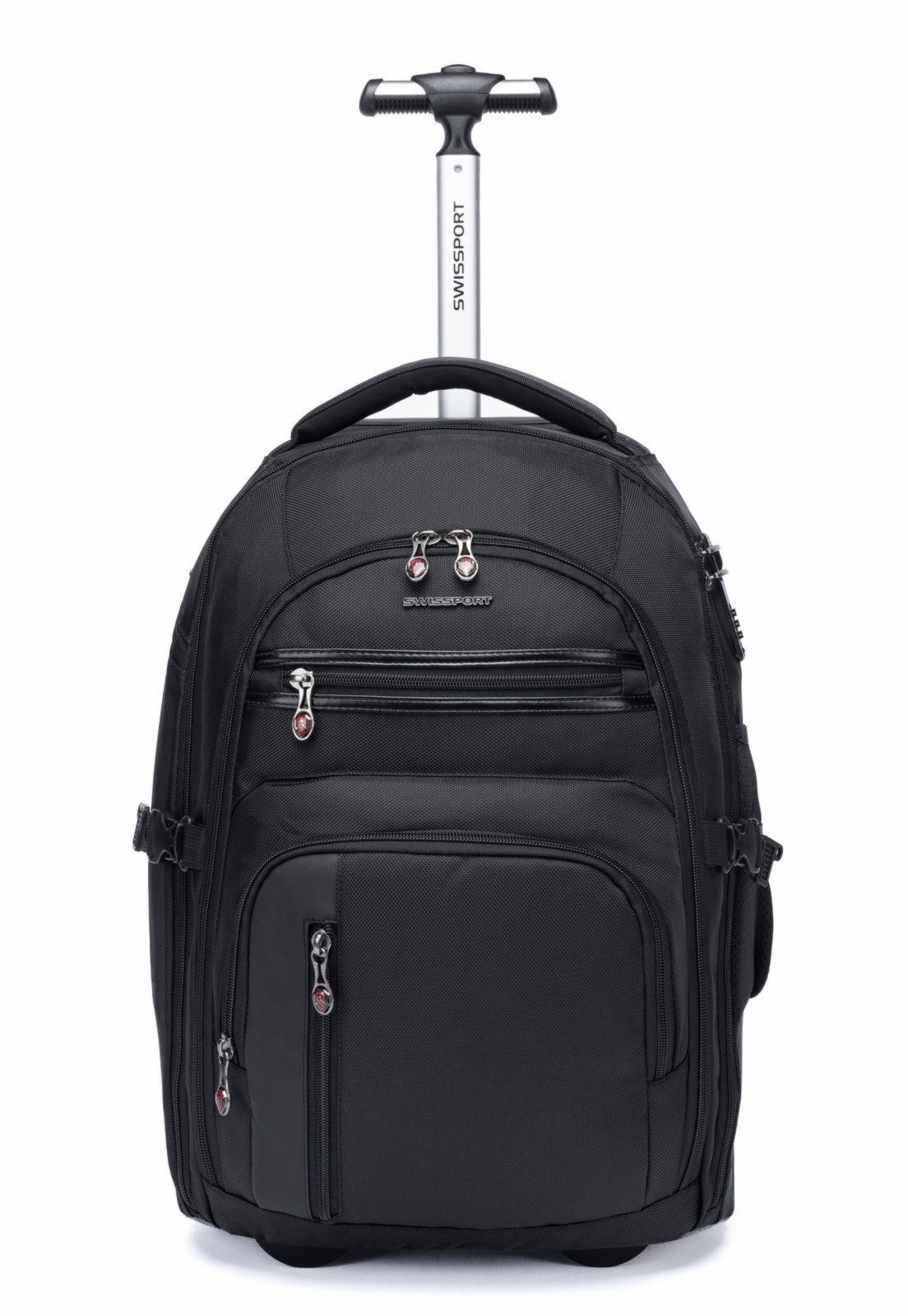 Imagem principal Mochila Swissport de Rodinhas Executiva Resistente Faculdade Trabalho Swissport preto