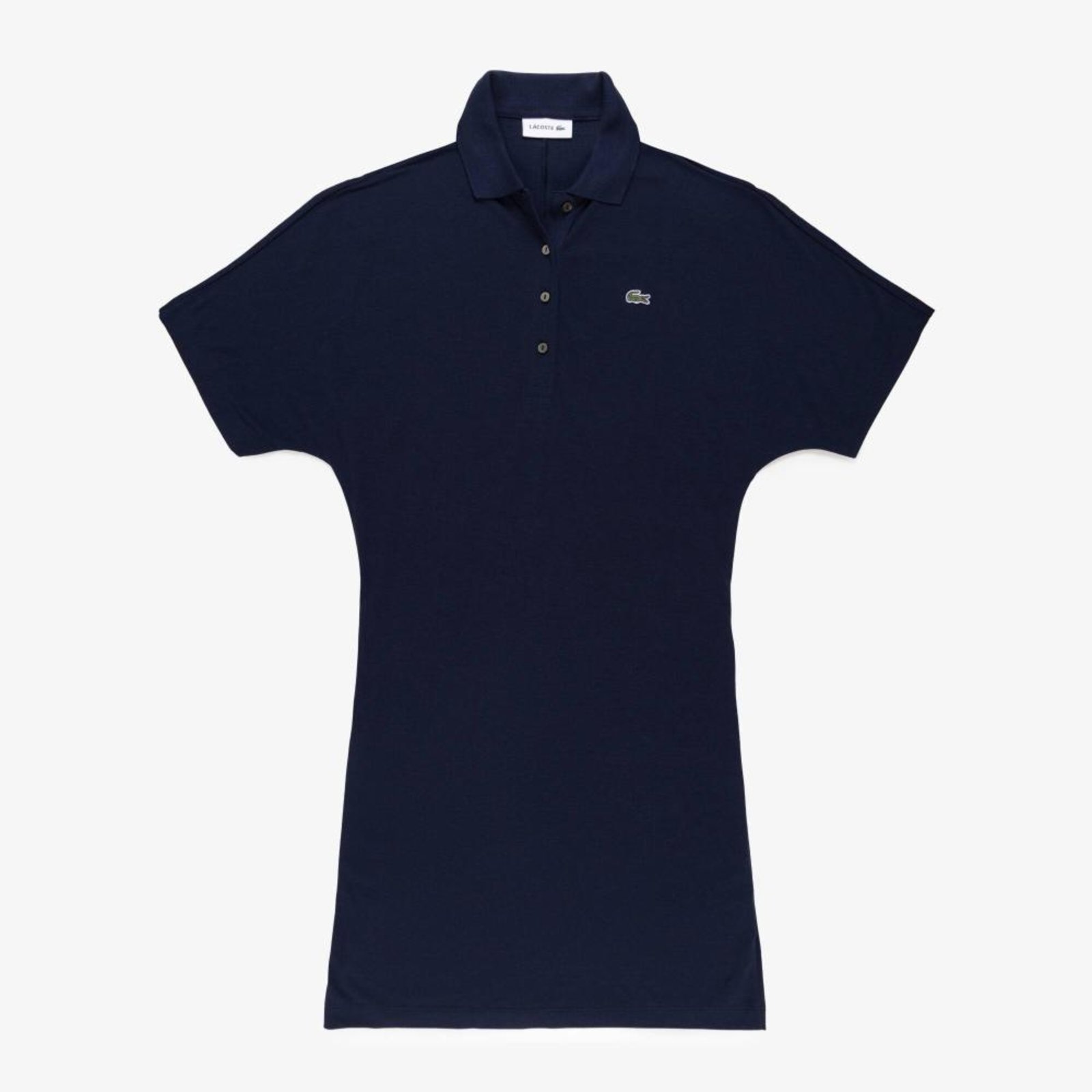 Imagem principal Vestido Polo Piqué com Manga Morcego Lacoste azul